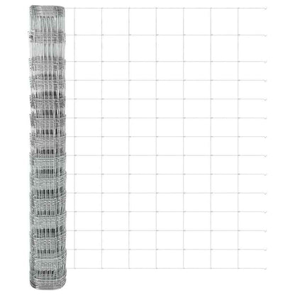 vidaXL Zaunpfosten Galvanisiert 50 x 1,4 m Stahl