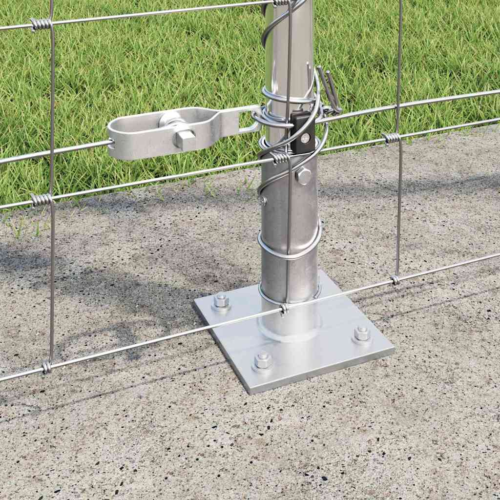 vidaXL Zaunpfosten Galvanisiert 50 x 1,5 m Stahl