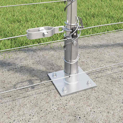 vidaXL Zaunpfosten Galvanisiert 50 x 1,5 m Stahl