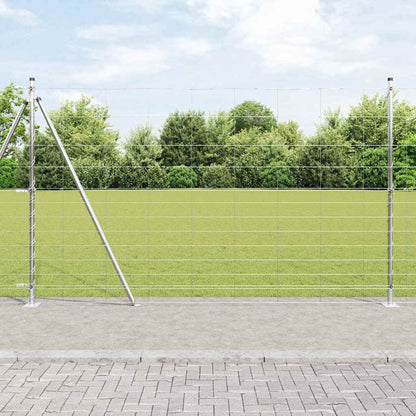 vidaXL Zaunpfosten Galvanisiert 50 x 1,5 m Stahl