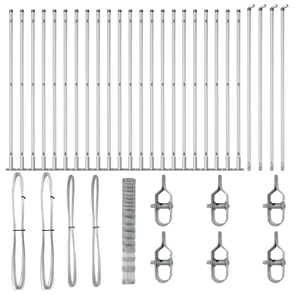 Zaunpfosten Galvanisiert 50 x 1,5 m Stahl