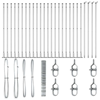 Zaunpfosten Galvanisiert 50 x 1,5 m Stahl