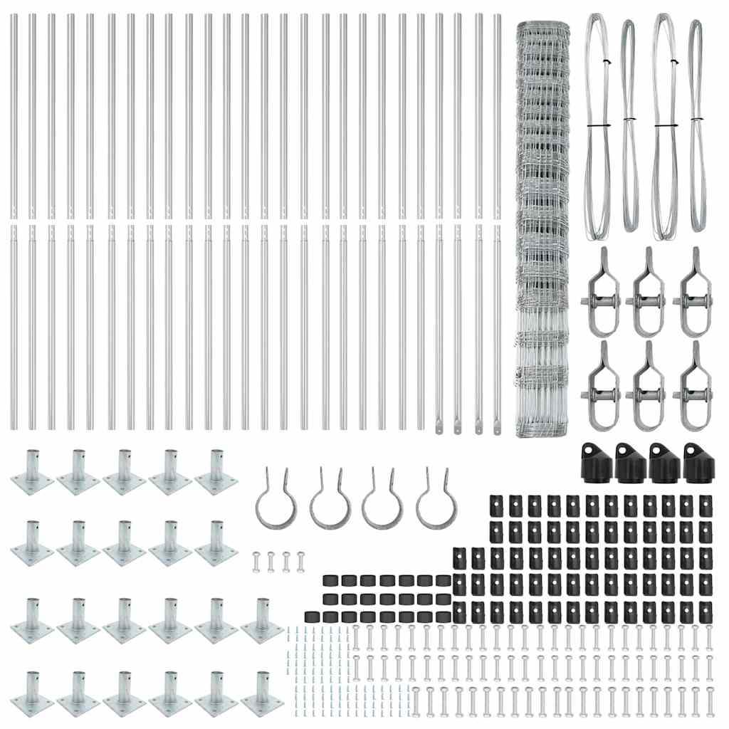 Zaunpfosten Galvanisiert 50 x 1,5 m Stahl