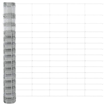 vidaXL Zaunpfosten Galvanisiert 50 x 1,6 m Stahl