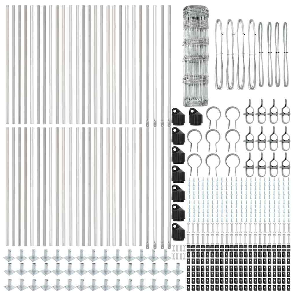 Zaunpfosten Galvanisiert 100 x 0,8 m Stahl
