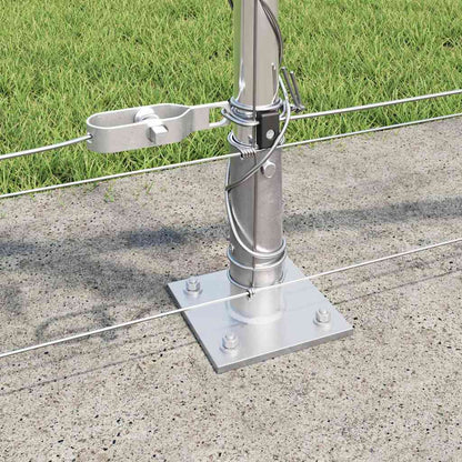 vidaXL Zaunpfosten Galvanisiert 100 x 0,8 m Stahl