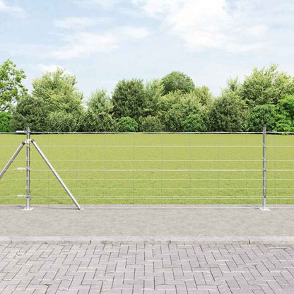 vidaXL Zaunpfosten Galvanisiert 100 x 0,8 m Stahl