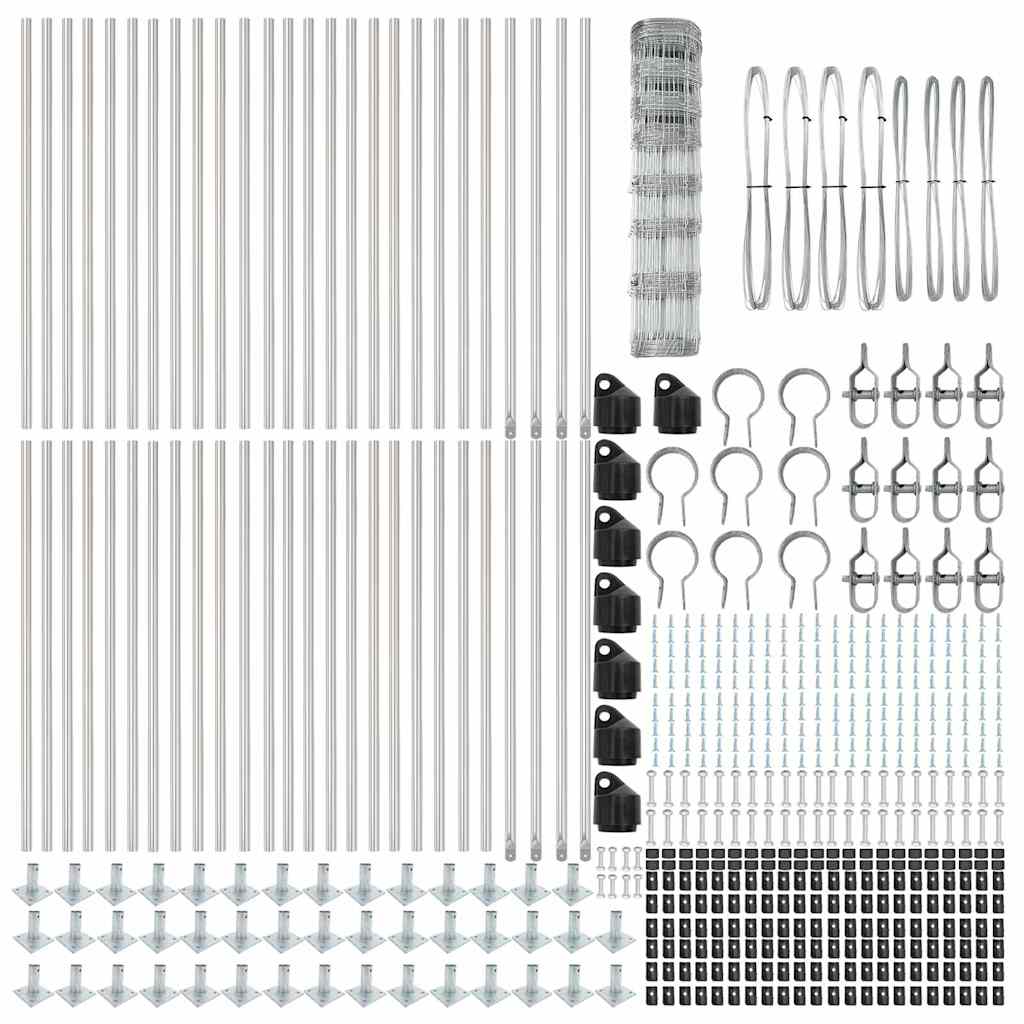 Zaunpfosten Galvanisiert 100 x 1 m Stahl
