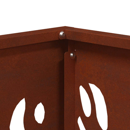 Feuerstelle Braun 40 x 40 x 40 cm Stahl