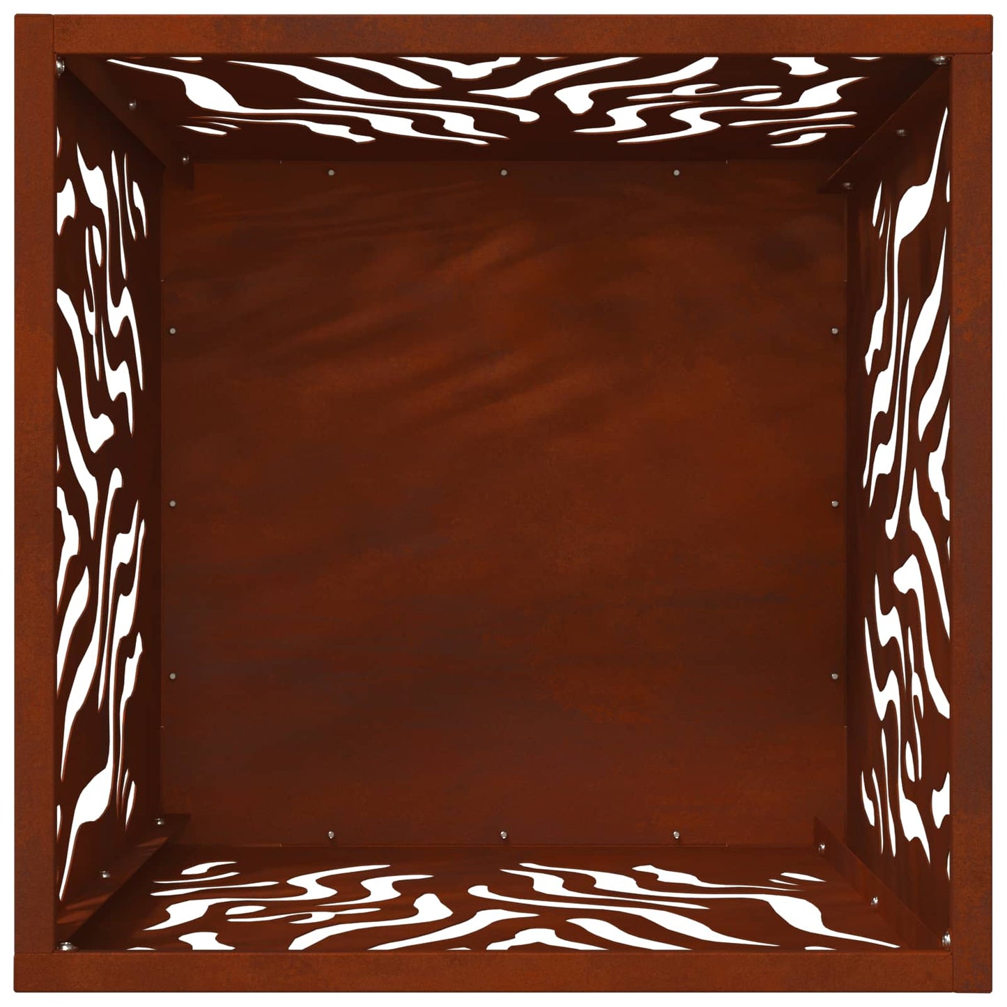 Feuerstelle Braun 40 x 40 x 40 cm Stahl