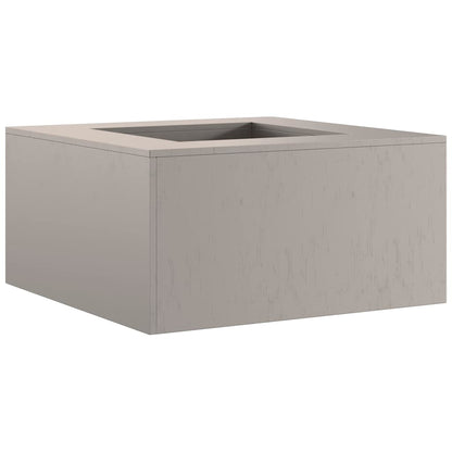 Feuerstelle Braun 80 x 80 x 40 cm Wetterfeststahl