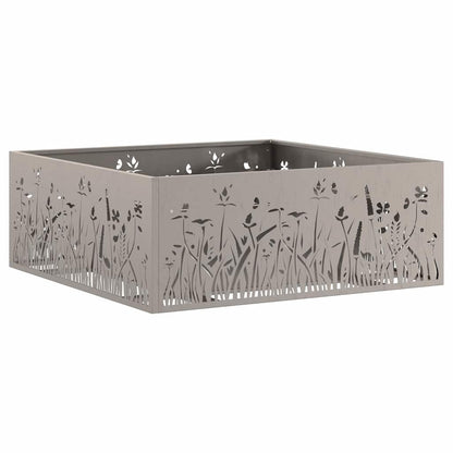 Feuerstelle Braun 80 x 80 x 30 cm Wetterfeststahl