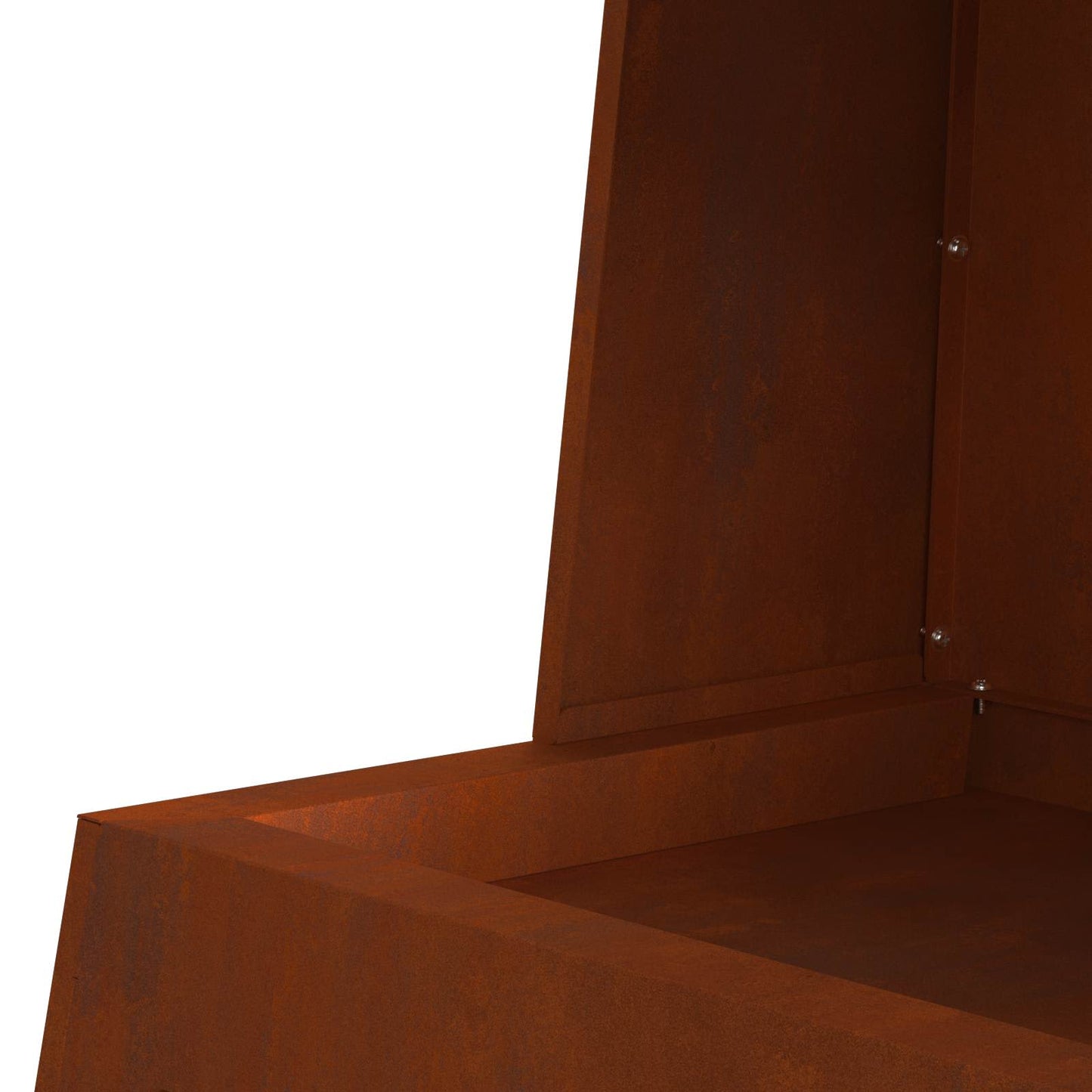 Feuerstelle Braun 60 x 35 x 100 cm Wetterfeststahl