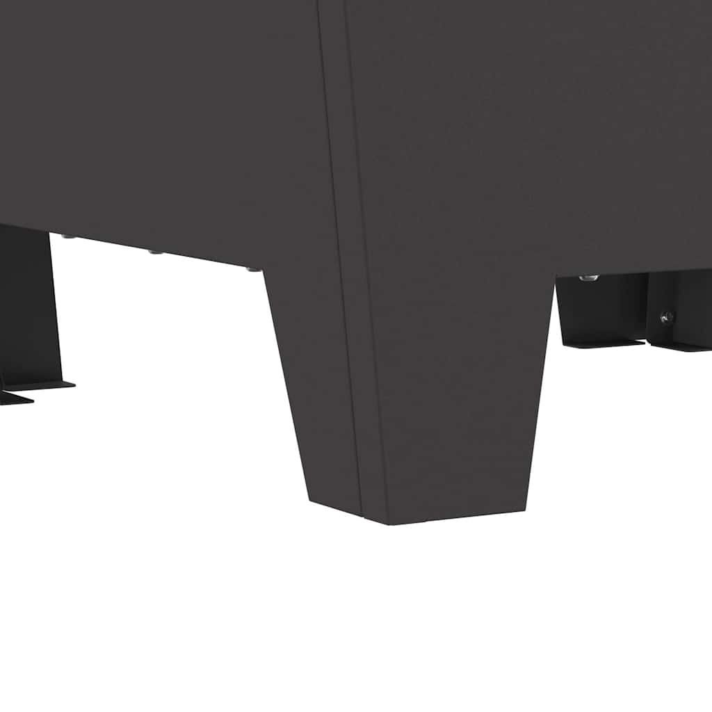 Feuerstelle Schwarz 50 x 50 x 38 cm Stahl