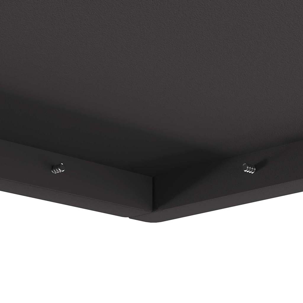 Feuerstelle Schwarz 80 x 80 x 40 cm Stahl