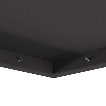 Feuerstelle Schwarz 80 x 80 x 40 cm Stahl