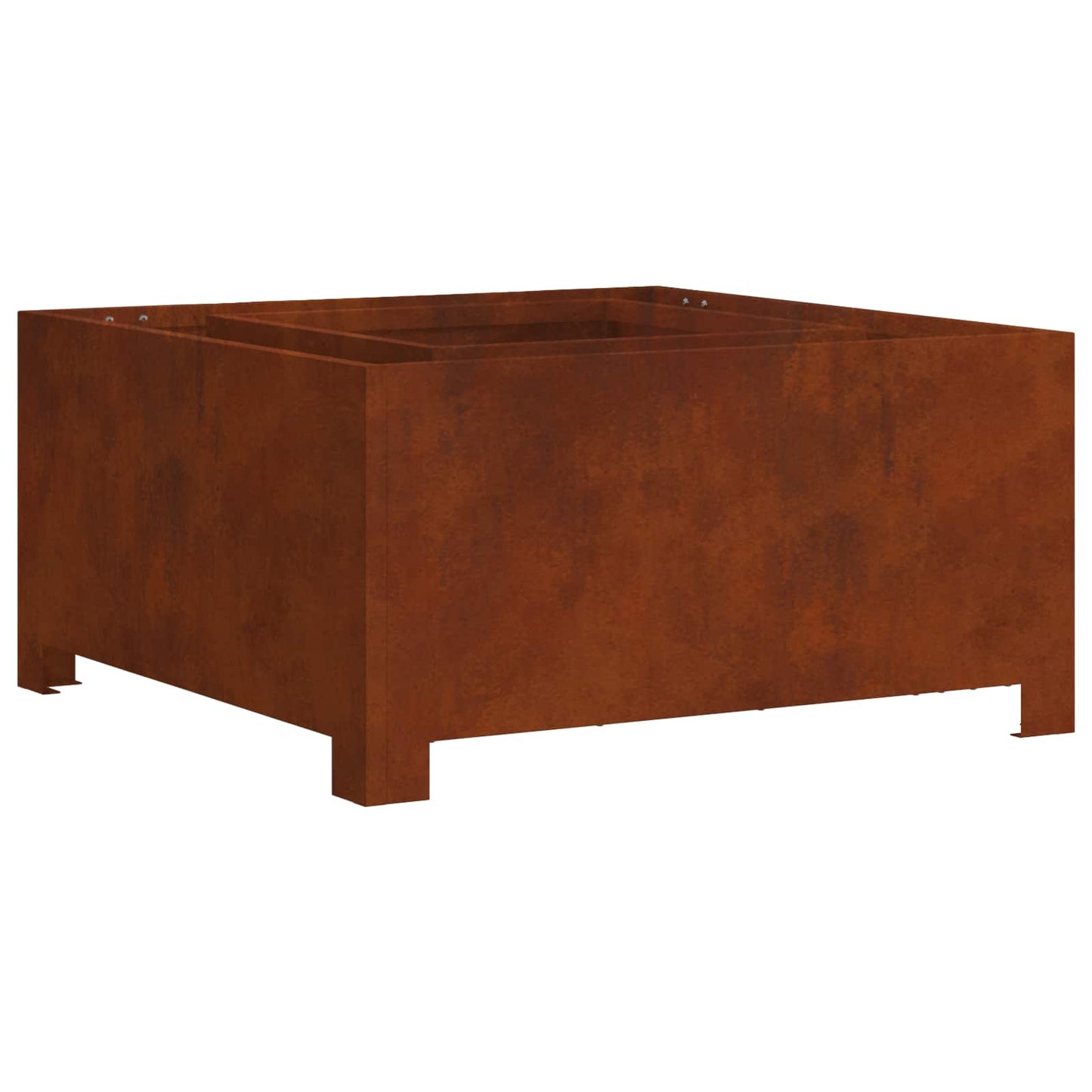 Feuerstelle Braun 60 x 60 x 30 cm Wetterfeststahl