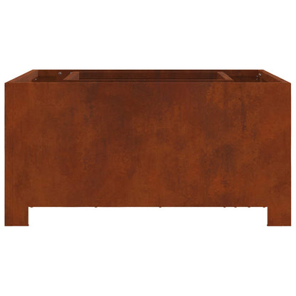 Feuerstelle Braun 60 x 60 x 30 cm Wetterfeststahl