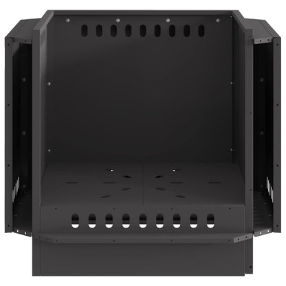 Rauchfreier Feuerkorb Schwarz 58 x 58 x 51 cm