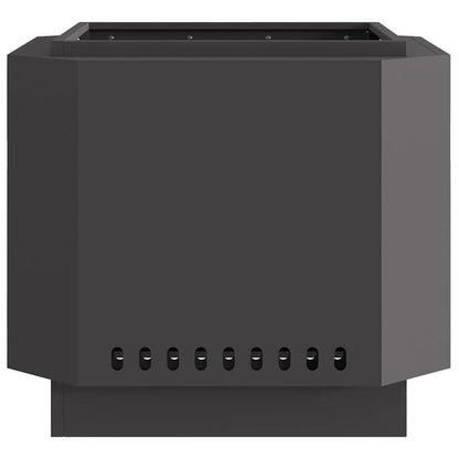 Rauchfreier Feuerkorb Schwarz 58 x 58 x 51 cm