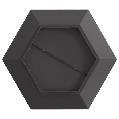 Feuerstelle Schwarz 100 x 100 x 28 cm Stahl