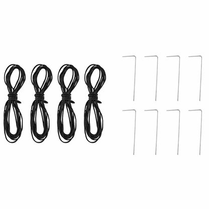 Pavillon-Zelt Grün 194 x 194 x 251 cm Stoff