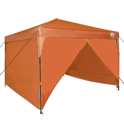Pavillon-Zelt Orange 290 x 290 x 251 cm Stoff