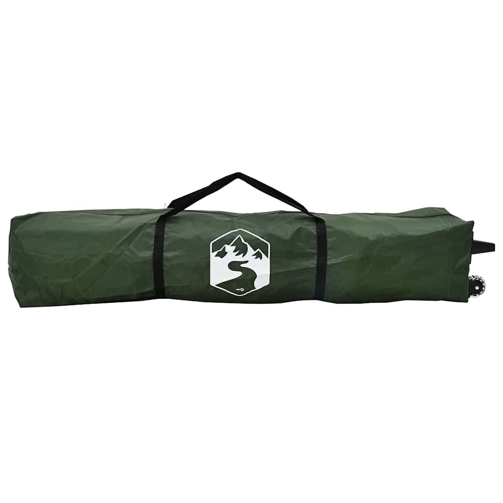 Pavillon-Zelt Grün 395 x 395 x 251 cm Stoff