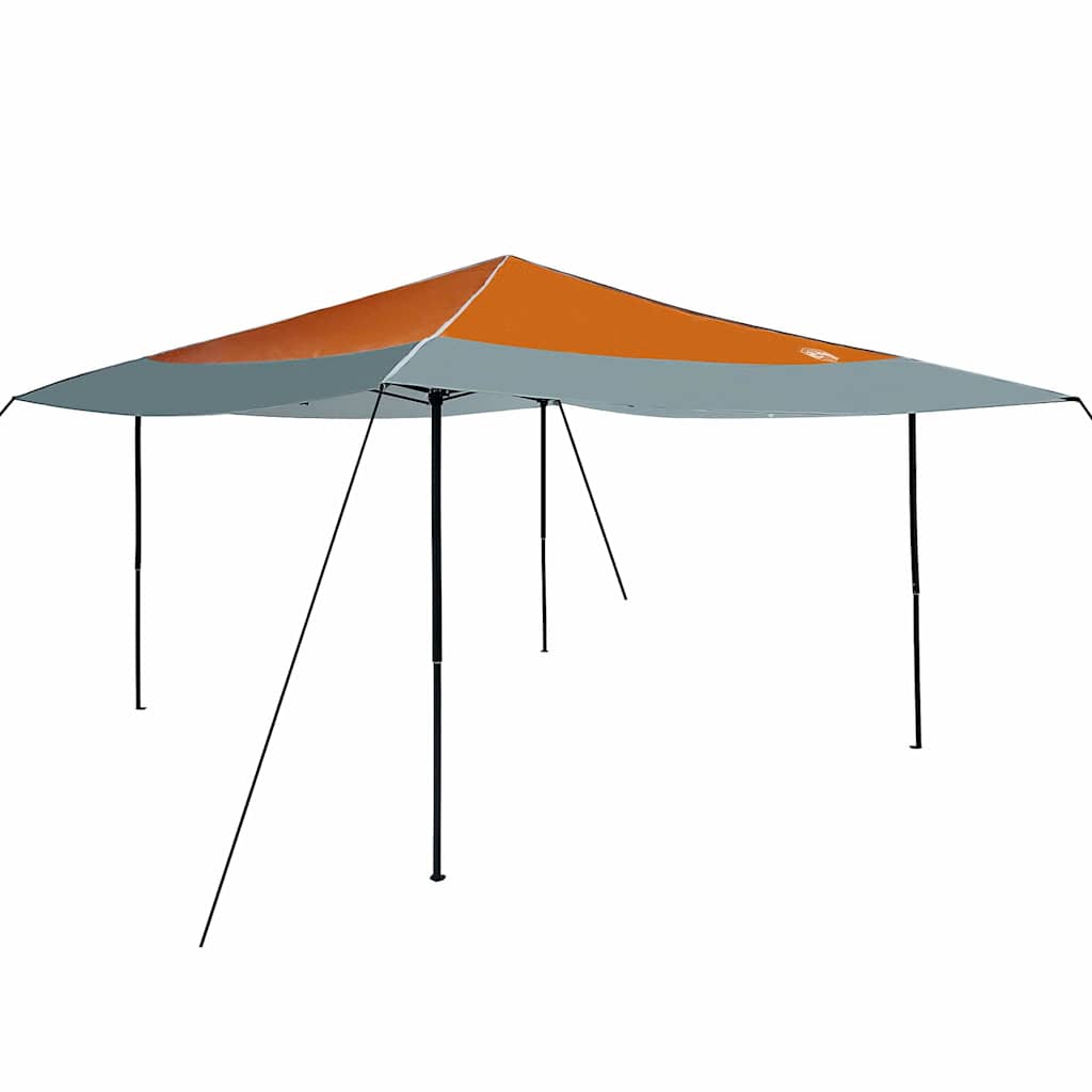 Pavillon-Zelt Orange 395 x 395 x 251 cm Stoff