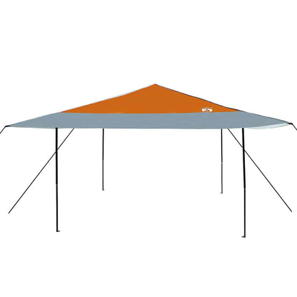 Pavillon-Zelt Orange 395 x 395 x 251 cm Stoff