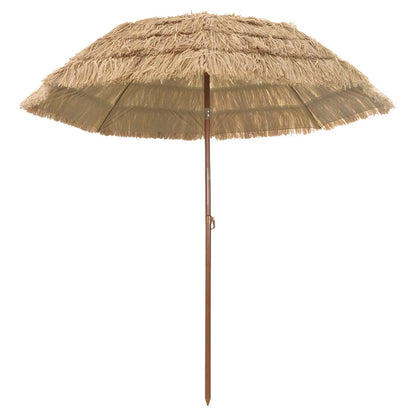 vidaXL Garten-Sonnenschirm Natur 205 x 205 x 210 cm