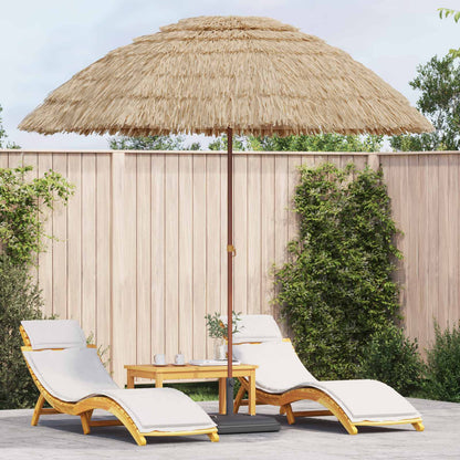 vidaXL Garten-Sonnenschirm Natur 255 x 255 x 255 cm