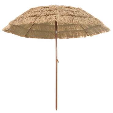 vidaXL Garten-Sonnenschirm Natur 255 x 255 x 255 cm