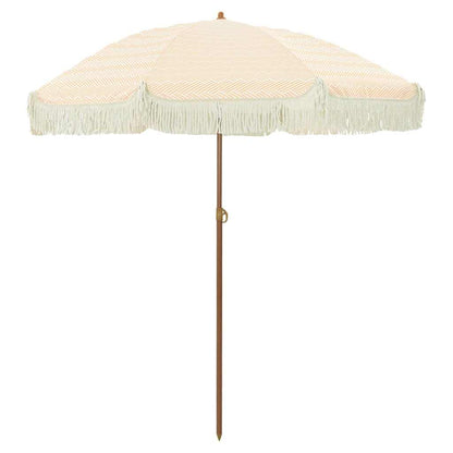 vidaXL Parasol de plage jaune et blanc 160 x 160 x 196 cm