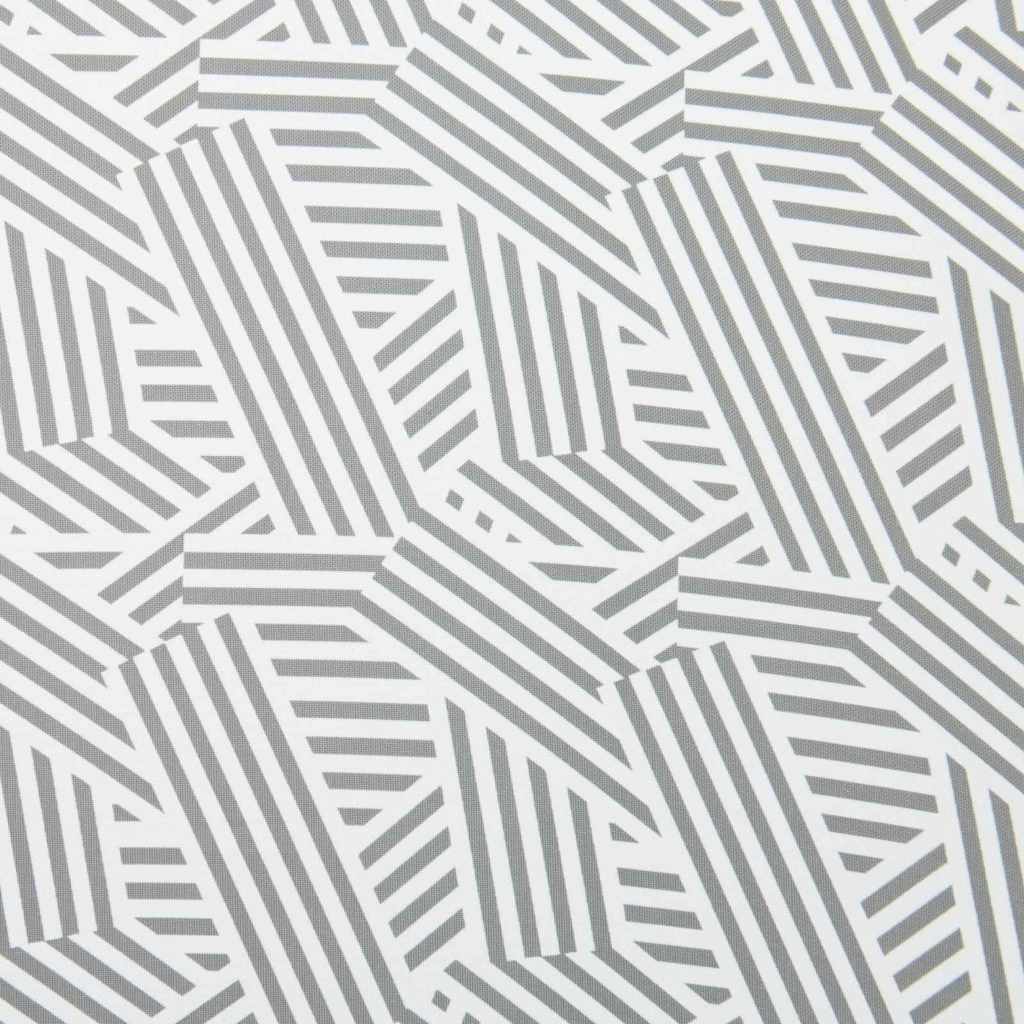 Strandparasol Grau und Weiß 160 x 160 x 196 cm