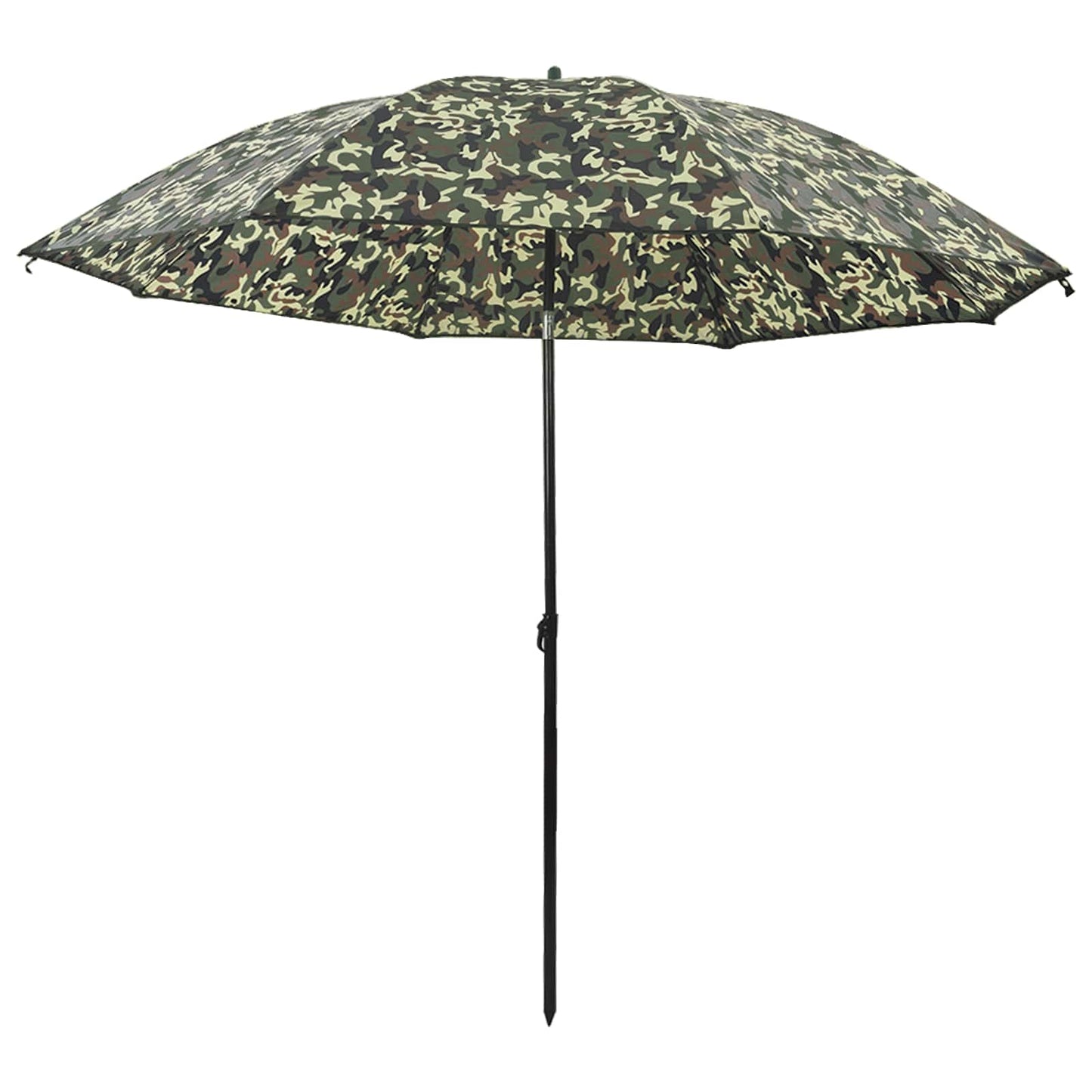 vidaXL Angel-Regenschirm Tarnung 220 x 193 cm Oxford-Polyester