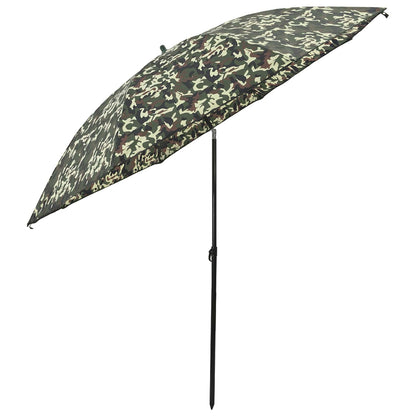 vidaXL Angel-Regenschirm Tarnung 220 x 193 cm Oxford-Polyester