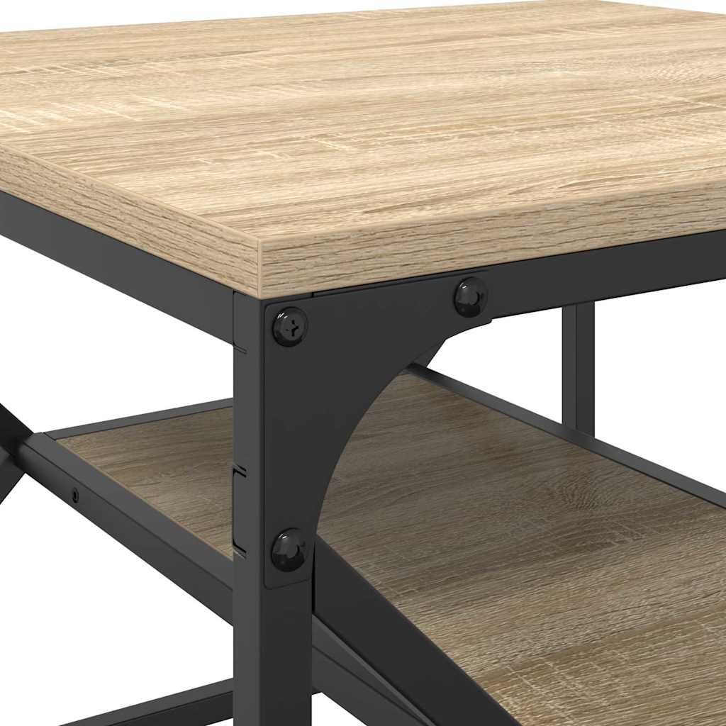 vidaXL Couchtisch Sonoma-Eiche 51 x 50 x 40 cm
