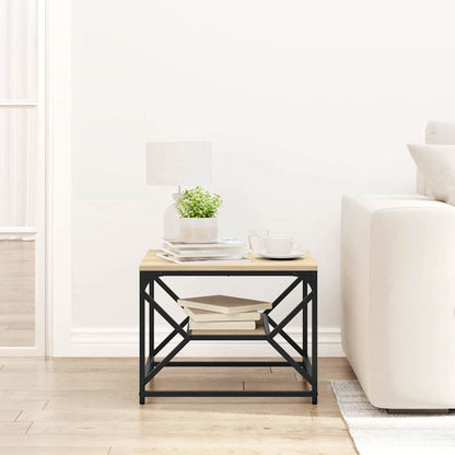 vidaXL Couchtisch Sonoma-Eiche 51 x 50 x 40 cm