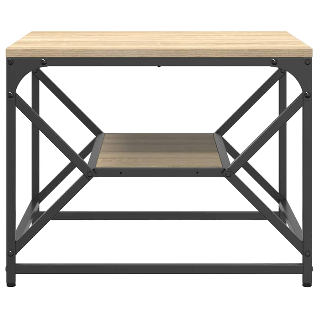 vidaXL Couchtisch Sonoma-Eiche 51 x 50 x 40 cm
