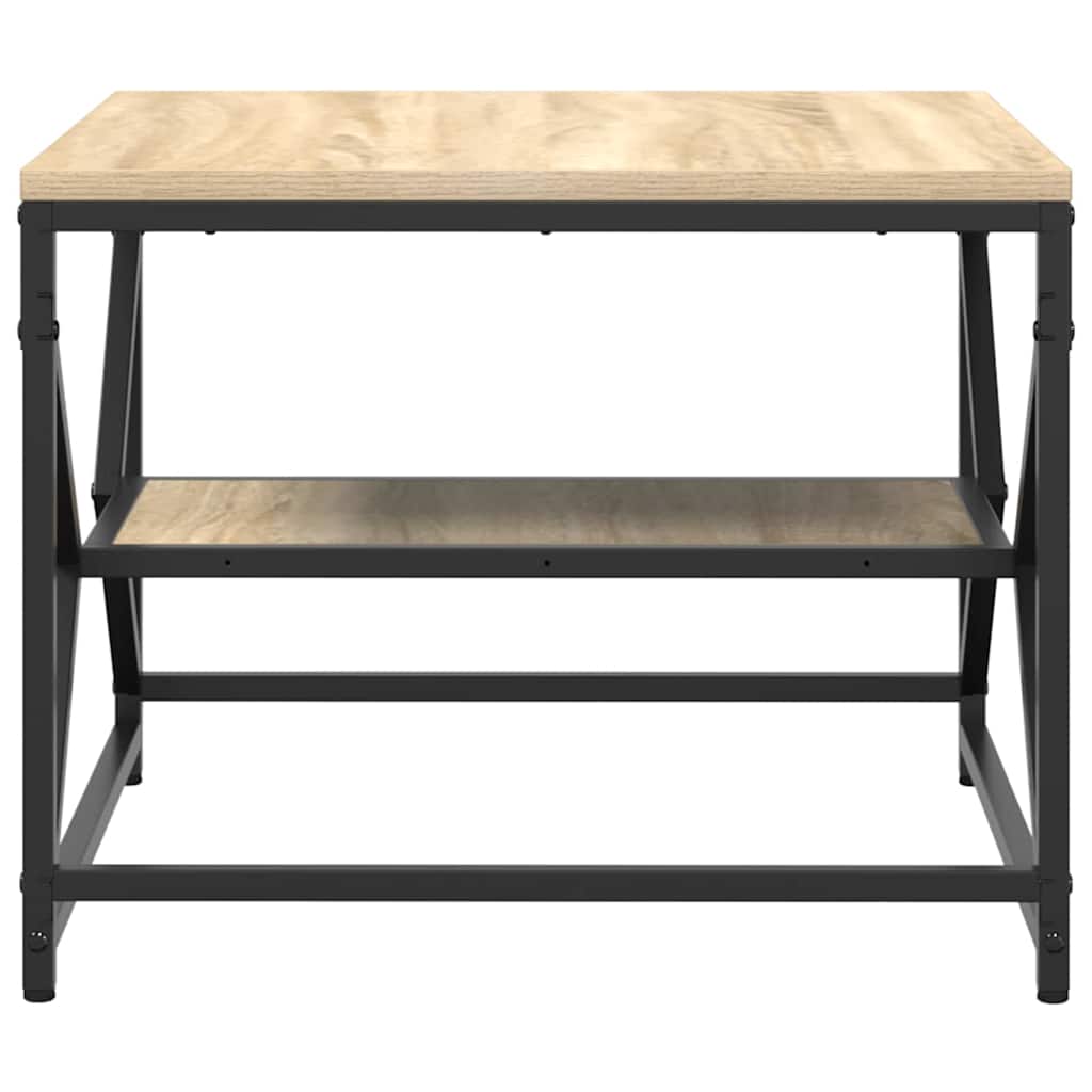 vidaXL Couchtisch Sonoma-Eiche 51 x 50 x 40 cm