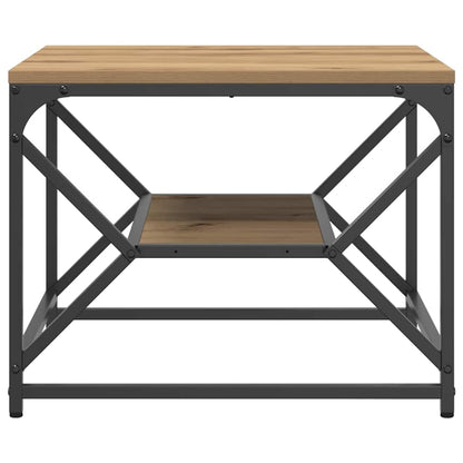 vidaXL Couchtisch Artisan-Eiche 51 x 50 x 40 cm