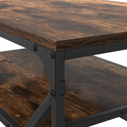 vidaXL Couchtisch Geräucherte Eiche 90 x 50 x 40 cm