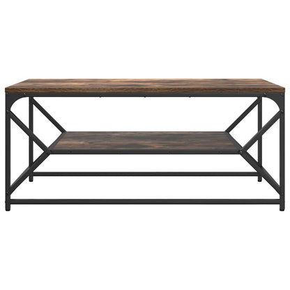 vidaXL Couchtisch Geräucherte Eiche 90 x 50 x 40 cm