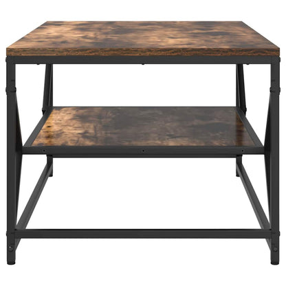 vidaXL Couchtisch Geräucherte Eiche 90 x 50 x 40 cm