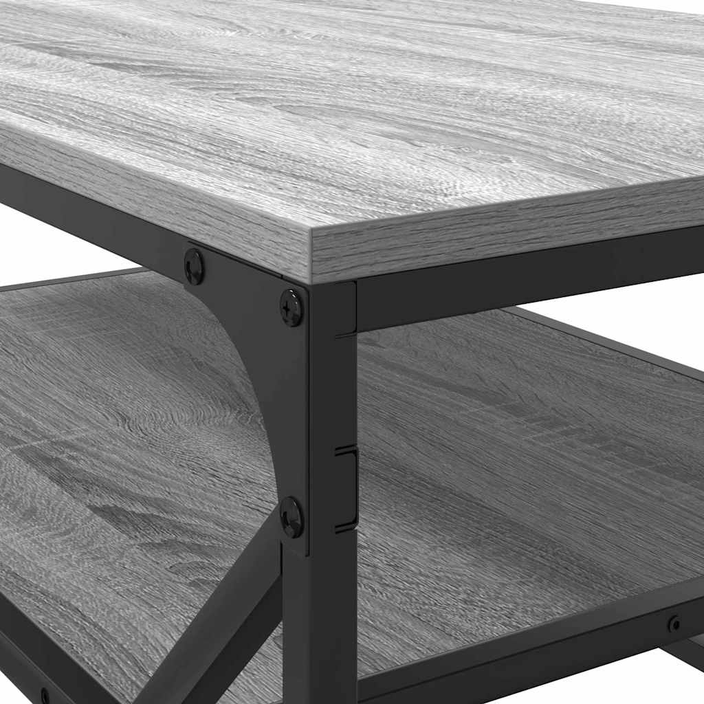 vidaXL Couchtisch Graues Sonoma 90 x 50 x 40 cm