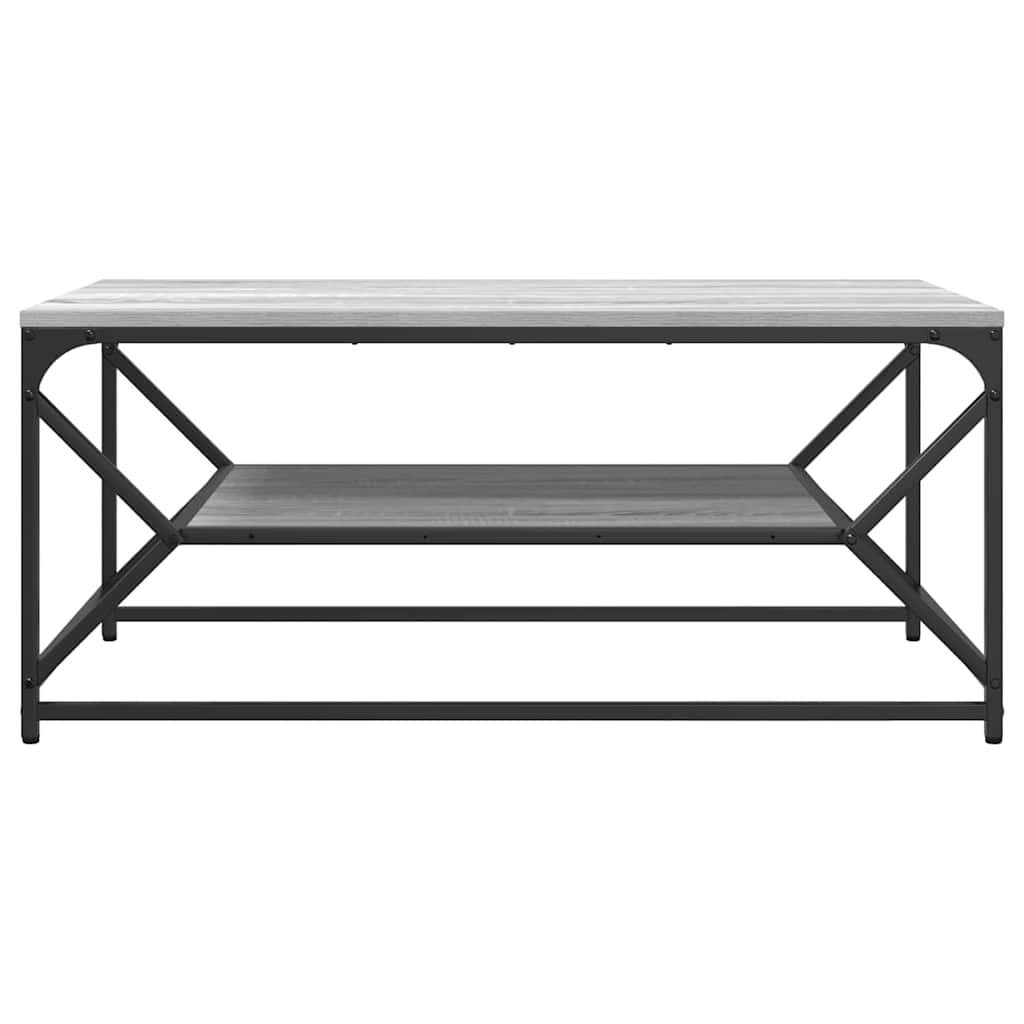 vidaXL Couchtisch Graues Sonoma 90 x 50 x 40 cm