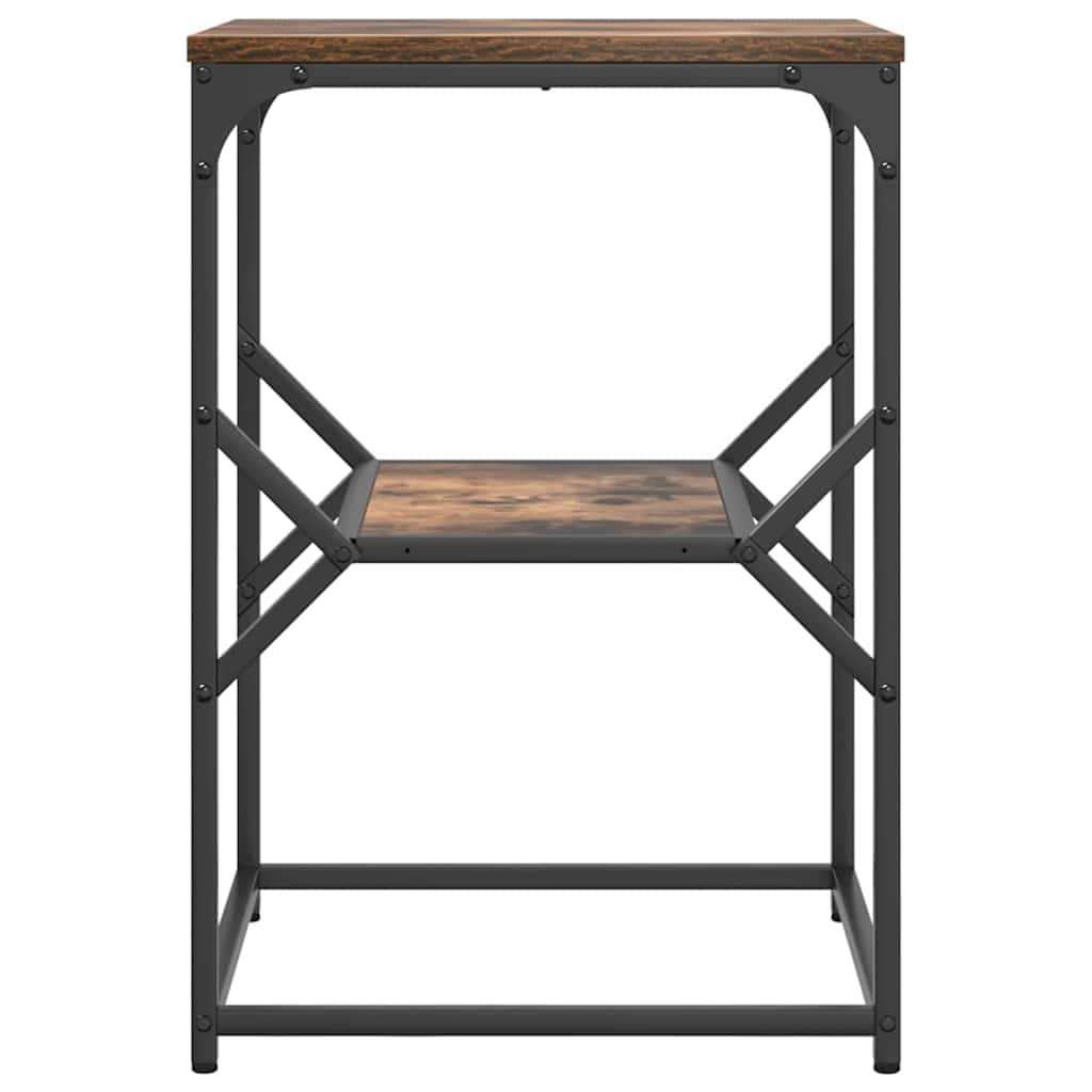 vidaXL Table d'appoint Chêne fumé 41 x 40 x 60 cm
