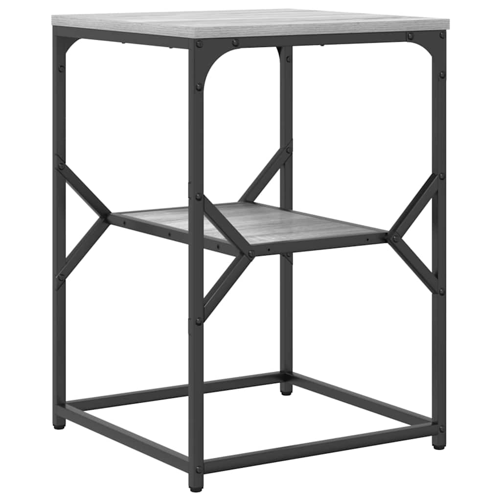 vidaXL Table d'appoint Sonoma gris 41 x 40 x 60 cm