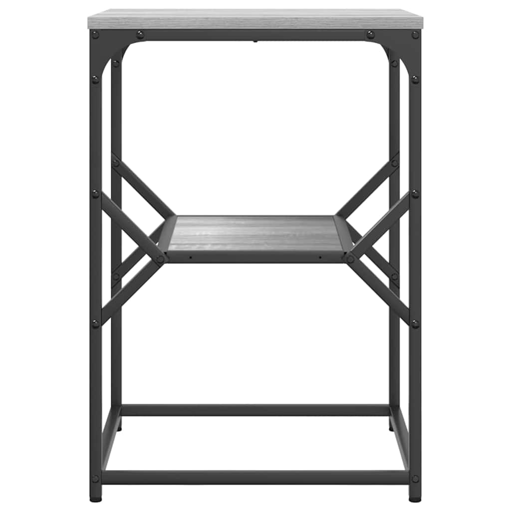 vidaXL Table d'appoint Sonoma gris 41 x 40 x 60 cm